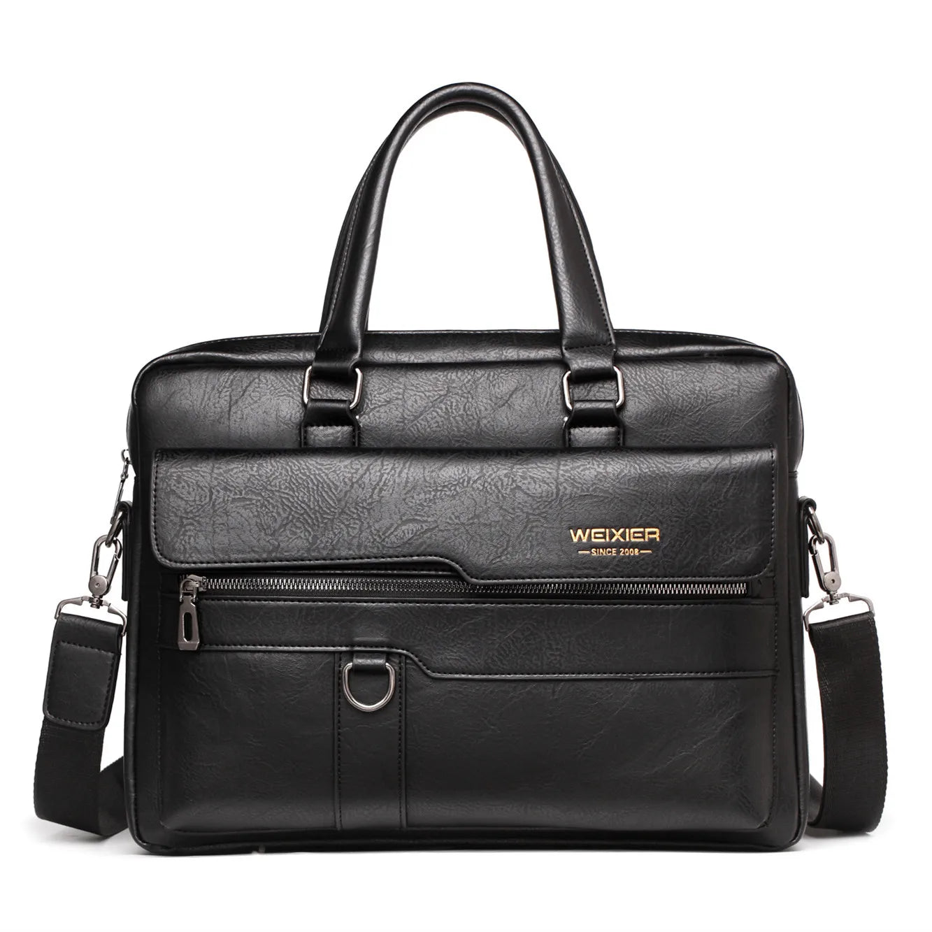 Men's Briefcase Fashion Handbags For Man Sacoche Homme High Quality New Brand PU Leather Shoulder Messenger Bags Office Handbag